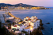 Sonnenuntergang, Dalt Vila, Ibiza, Baleares, Spanien