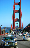 California San Francisco goln gate bridge traffic Rolls Rocse