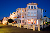 Usedom, Ahlbeck , promena, Hotel twilight