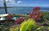 Marigot, Saint Martin, French West Indies,panoramic view from Fort