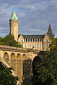 Staatssparkasse and Pont Adolphe, Luxembourg