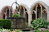 Cloister of the Trinitarian church in Vianden, Luxembourg