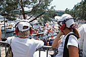 Leute beim Formel 1, F1, Grand Prix, Monte Carlo, Monaco, Europa