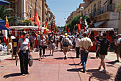 Crowded streets at the Formula 1 Grand Prix, F1, Monte Carlo, Monaco, Europa