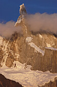 View of Cerro Torre, Mountain, in the evening, Patagonia, Argentina