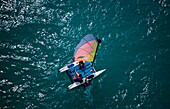 Catamaran, aerial view, Punta Cana, Caribbean, Dominican Republic