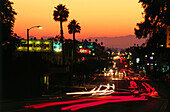 Kreuzung Wilshire Boulevard und Vermont Avenue, Downtown L.A., Los Angeles, Kalifornien, USA