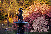 Bethesda Fountain und Kirschblüte im Central Park, Manhattan