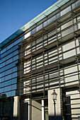 Glass facade of a building, Munich, Bavaria, Germany