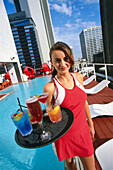 Rooftop Bar, Hotel The Standard, Downtown L.A., Los Angeles, Kalifornien, USA