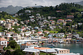 Blick von Fort George auf St. George's, Grenada, Kleine Antillen, Karibik