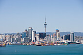 Skyline von Auckland, Blick von Mount Victoria, Devonport, Auckland, Nordinsel, Neuseeland