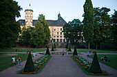 Fulda Schlosspark und Stadtschloss, Fulda, Rhön, Hessen, Deutschland, Europa