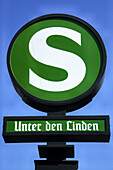 S-Bahn Sign, Berlin, Germany