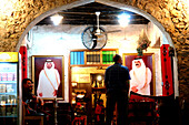 People sitting in a cafe, Traditional Souk in Doha, Restaurant, Doha, Qatar