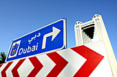 Hier geht es nach Dubai, Vereinigte Arabische Emirate, VAE
