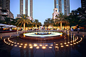 Fountain at Dubai Marina, Dubai, United Arab Emirates, UAE