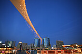 Dubai Creek at night, Dubai, United Arab Emirates, UAE