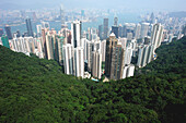 Blick vom Peak, Hong Kong, China