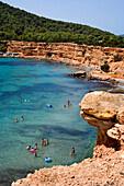 Bay, Sa Caleta, Ibiza, Balearic Islands, Spain