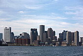 Cityscape of Boston and Harbor, Boston, Massachusetts, USA