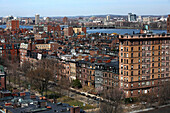 Stadtansicht von Back Bay, Boston, Massachusetts, USA