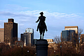 Ein Statue von General George Washington, Public Garden, Boston, Massachusetts, USA