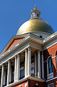 Dome of the city hall, State House, Boston, Massachusetts, USA