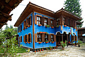 blue house, museum town Koprivstiza, Bulgaria