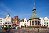 Wasserkunst, Market Square, Wismar, Baltic Sea, Mecklenburg-Western Pomerania, Germany