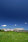 Blick auf den Wilden Kaiser, Kaisergebirge, Tirol, Österreich