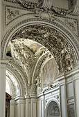 Stucco ornaments inside the Salzburg Cathedral, Salzburg, Salzburg state, Austria