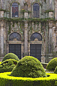Praza da Inmaculada, Nordseite der Kathedrale, Santiago de Compostela, Galicien, Spanien