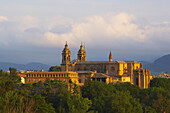 Kathedrale Metropolitana im Morgenlicht, Pamplona, Navarra, Spanien