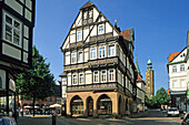 Fachwerkhaus in der Altstadt, Goslar, Harz, Niedersachsen, Deutschland