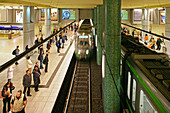 Metro station Kroepcke, Hanover, Lower Saxony, Germany