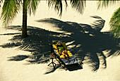 Leisure in palm shadow, Badian Island, Cebu, Philippines