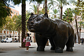 Gat, sculpture, Rambla del Raval, El Raval, Ciutat Vella, Barcelona, Spanien