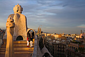 Casa Mila, La Pedrera, Antonio Gaudi, Modernisme, Passeig de Gracia, Eixample, Barcelona, Spanien