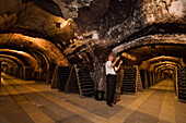 Codorniu, cava cellars, Sant Sadurni d Anoia, near Barcelona, Spanien