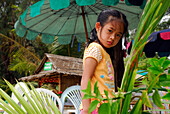 Thai girl on Nai Yang beach, Phuket, Thailand