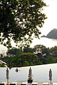 Pool with view to the sea, Hotel Pimalai, Ao Kantiang, Ko Lanta, Krabi, Thailand