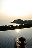 Evening view to the sea, Hotel Pimalai, Ao Kantiang, Ko Lanta, Krabi, Thailand