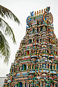 Detailansicht, Sri Srinivasa Tempel, Little India, Singapur