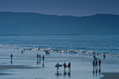 Beach, Hendaye, Basque Country, Atlantic Coast, France