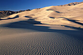 Eureka Sand Dünen, Death Valley National Park, Kalifornien, USA