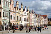 Marktplatz, Telc, Tschechien