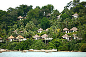 Bungalows am Strand, Banyan Tree Resort, Bintan Insel, Indonesien