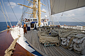 Royal Clipper Deck, Mediterranean Sea, Italy