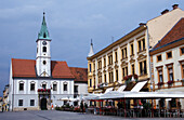 Trg Kralja Tomislava Main Square with City Hall, Varazdin, Varazdin, Croatia